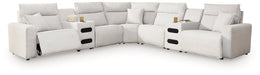 Modmax II Power Reclining Sectional with Audio Consoles - Furniture Gallery