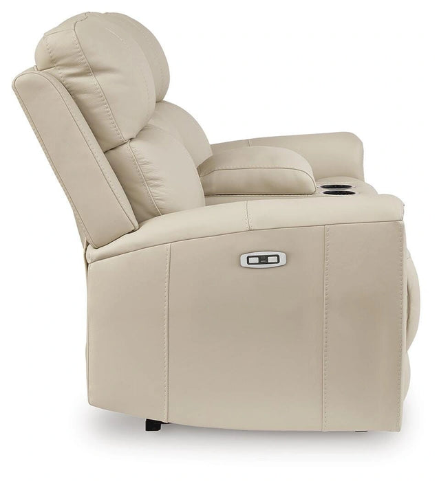 Dahlmoore Power Reclining Loveseat with Console