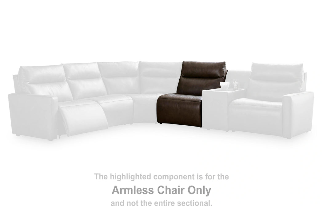 ModZ Power Reclining Sectional with Audio Consoles