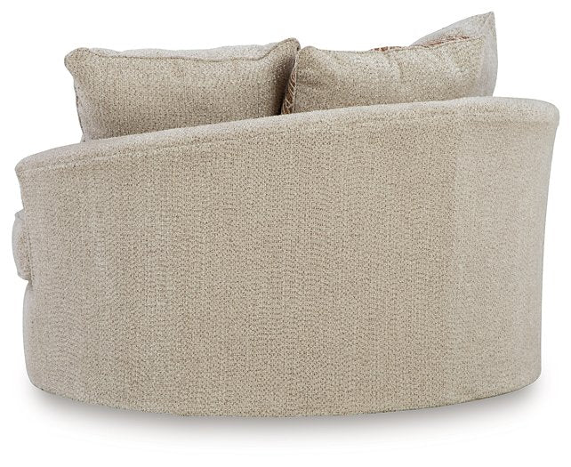 Steelwater Retreat Oversized Swivel Accent Chair - Furniture Gallery