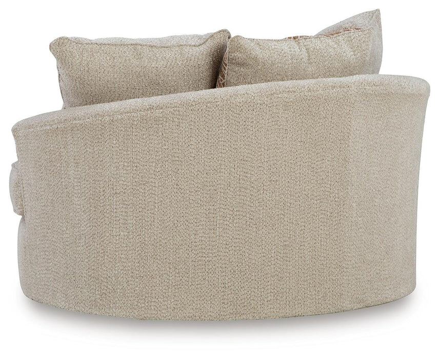 Steelwater Retreat Oversized Swivel Accent Chair - Furniture Gallery