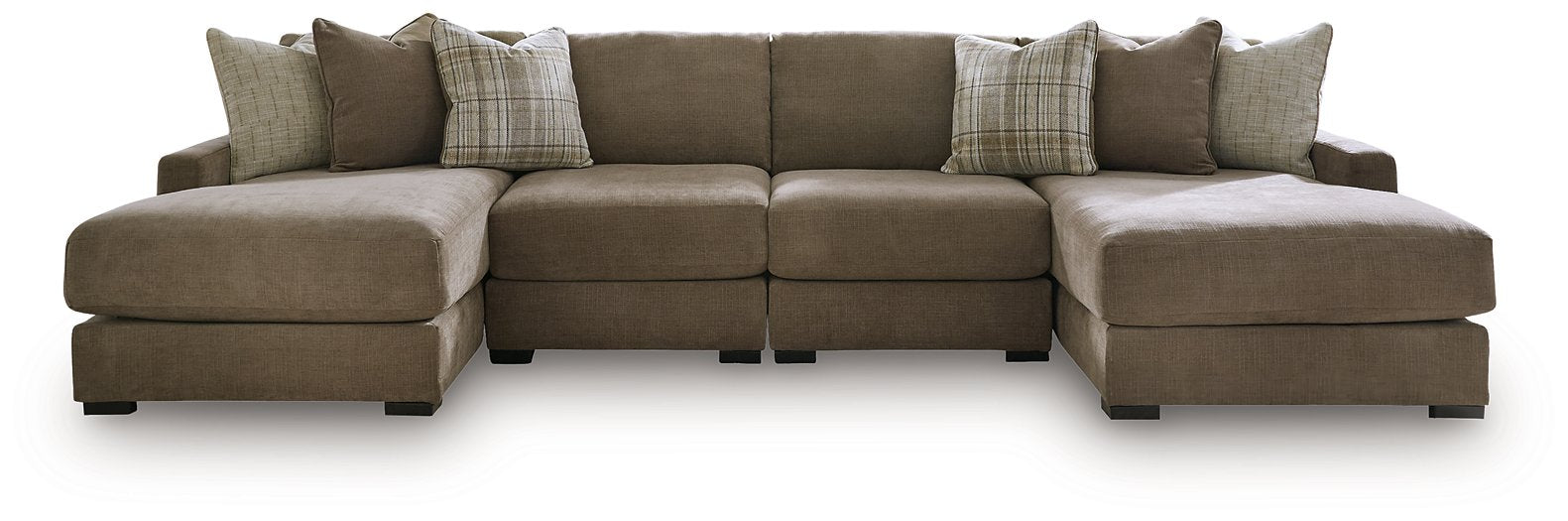 Camellia-Court Double Chaise Sectional - Furniture Gallery