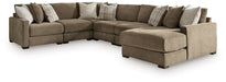 Camellia-Court Sectional with Chaise - Furniture Gallery