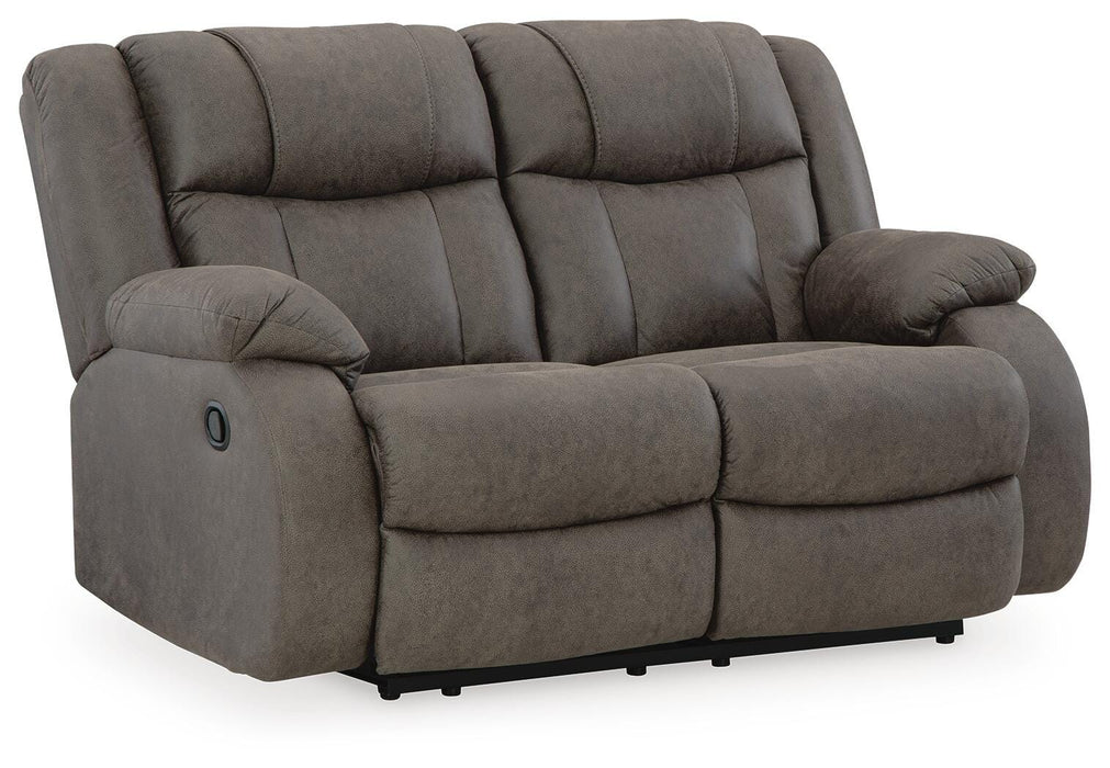 First Base Reclining Loveseat - Furniture Gallery
