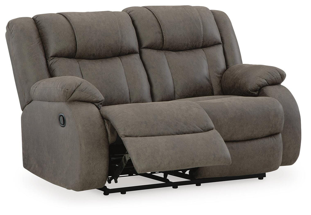 First Base Reclining Loveseat - Furniture Gallery
