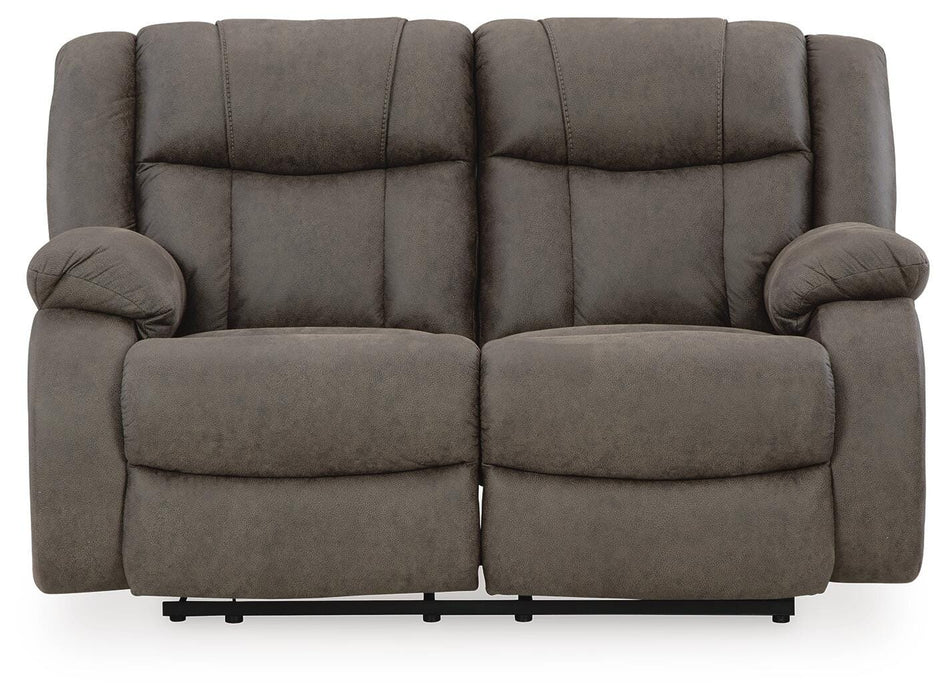 First Base Reclining Loveseat - Furniture Gallery