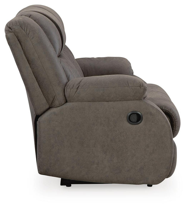 First Base Reclining Loveseat - Furniture Gallery