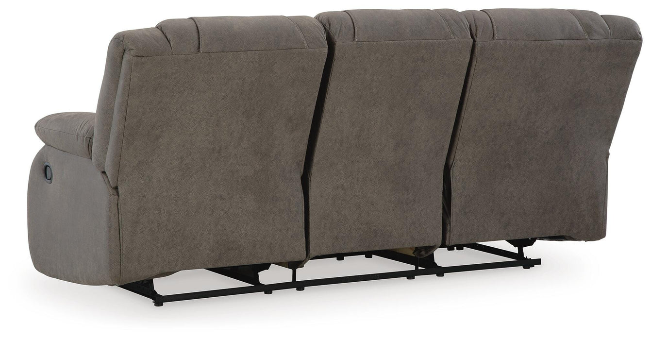 First Base Reclining Sofa - Furniture Gallery