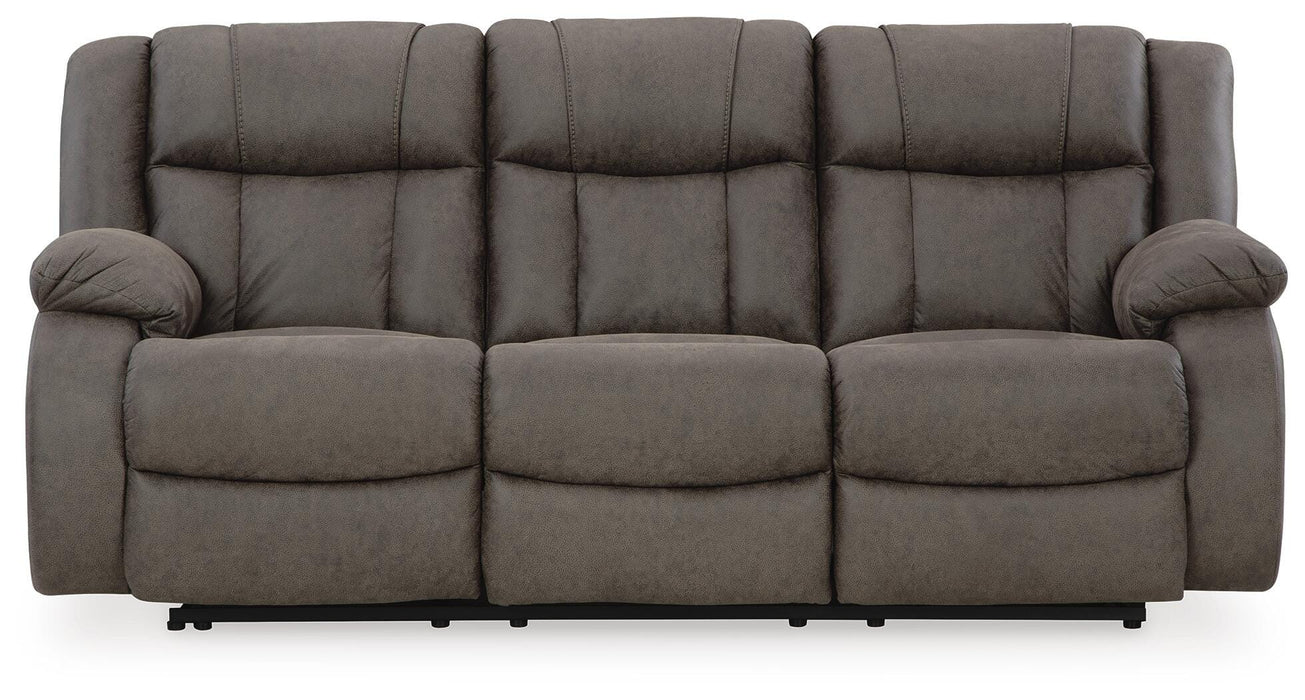 First Base Reclining Sofa - Furniture Gallery