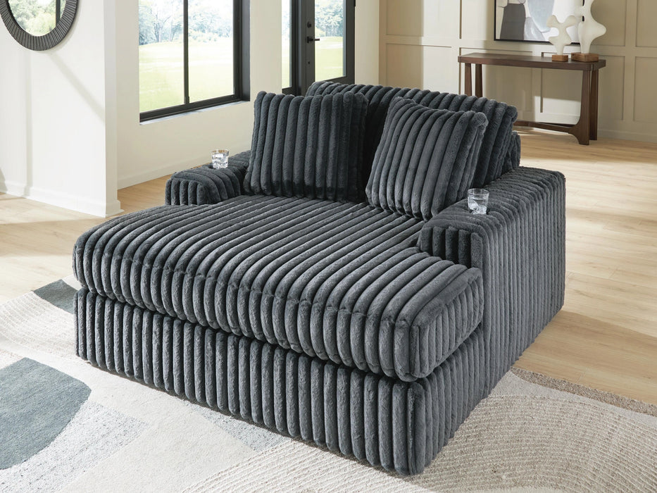 Midnight-Madness Oversized Chaise