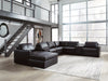 Modmax II Sectional with Chaise and Audio Consoles - Furniture Gallery