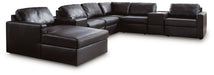 Modmax II Sectional with Chaise and Storage Consoles - Furniture Gallery