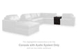 Modmax II Double Chaise Sectional with Audio Consoles - Furniture Gallery