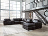 Modmax II Sectional with Chaise and Audio Consoles - Furniture Gallery