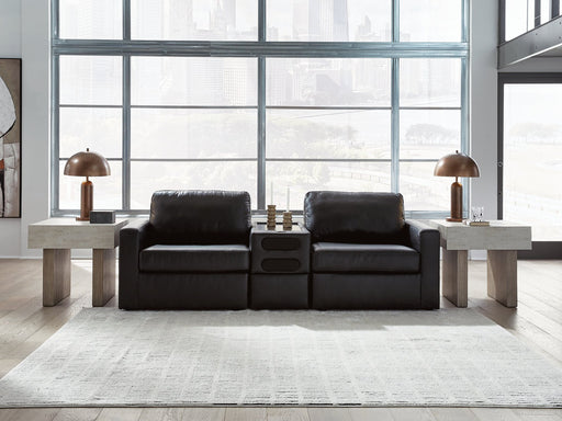 Modmax II Sectional Loveseat with Audio Console - Furniture Gallery