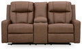 Mackmenville Reclining Loveseat with Console - Furniture Gallery