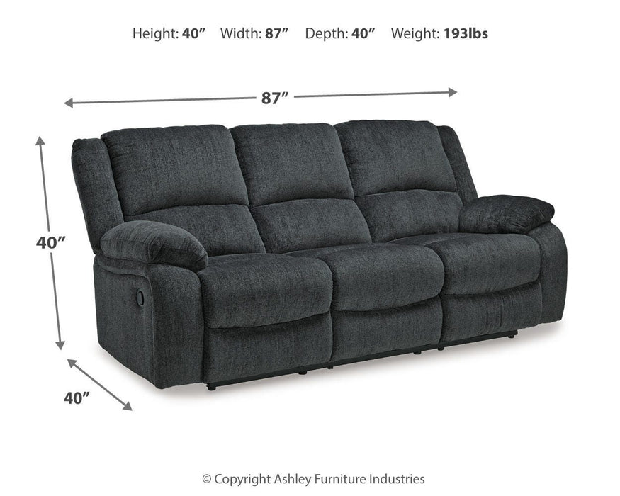 Draycoll Reclining Sofa - Furniture Gallery