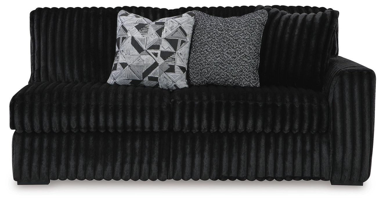 Midnight-Madness Sectional with Chaise