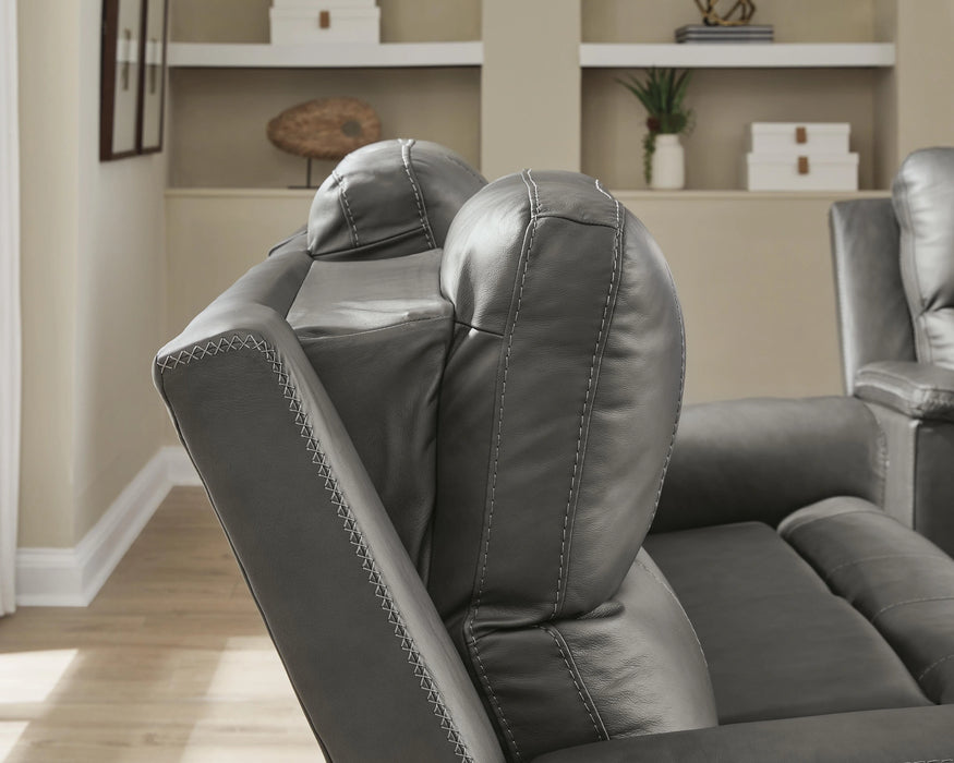 Bleckley Power Reclining Loveseat with Console