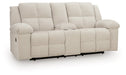 Orlen Reclining Loveseat with Console - Furniture Gallery