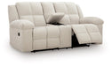 Orlen Reclining Loveseat with Console - Furniture Gallery
