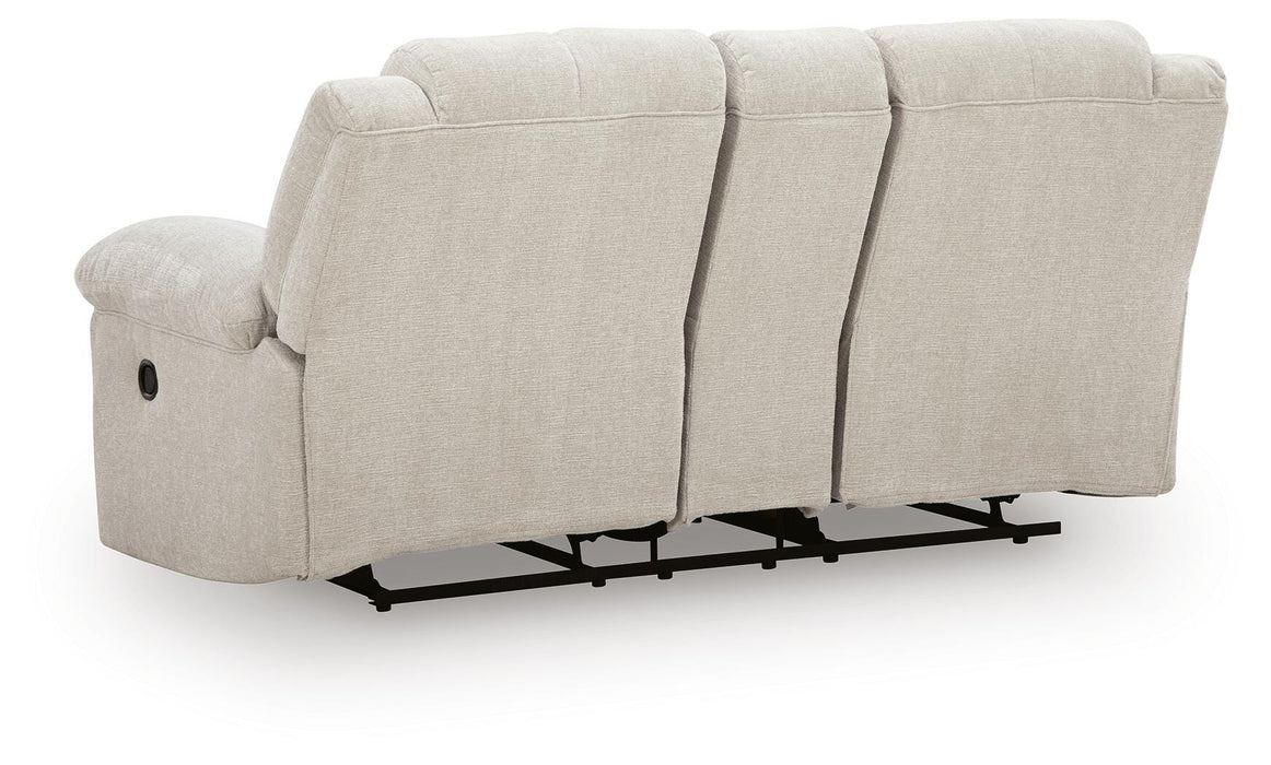 Orlen Reclining Loveseat with Console - Furniture Gallery