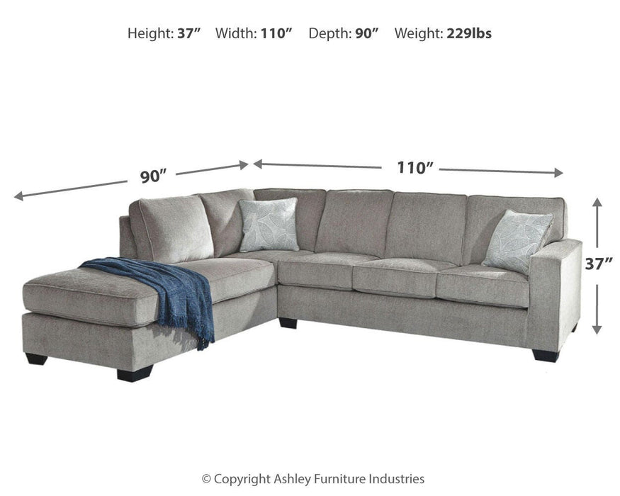 Altari Sectional with Chaise - Furniture Gallery