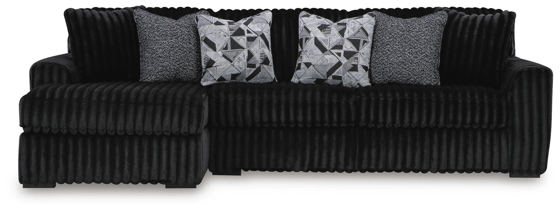 Midnight-Madness Sectional Sofa with Chaise