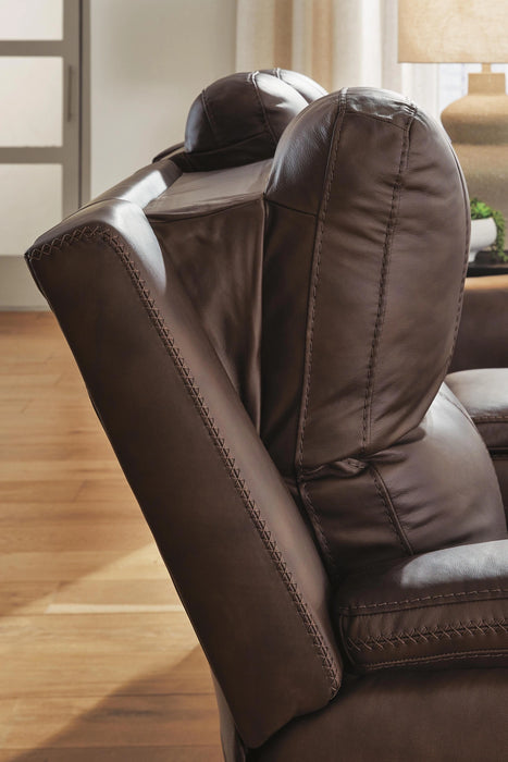 Bleckley Power Reclining Loveseat with Console