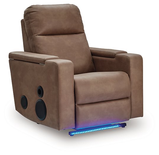 Lorrenton Power Glider Recliner with Audio System - Furniture Gallery