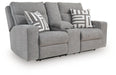 Biscoe Power Reclining Loveseat - Furniture Gallery