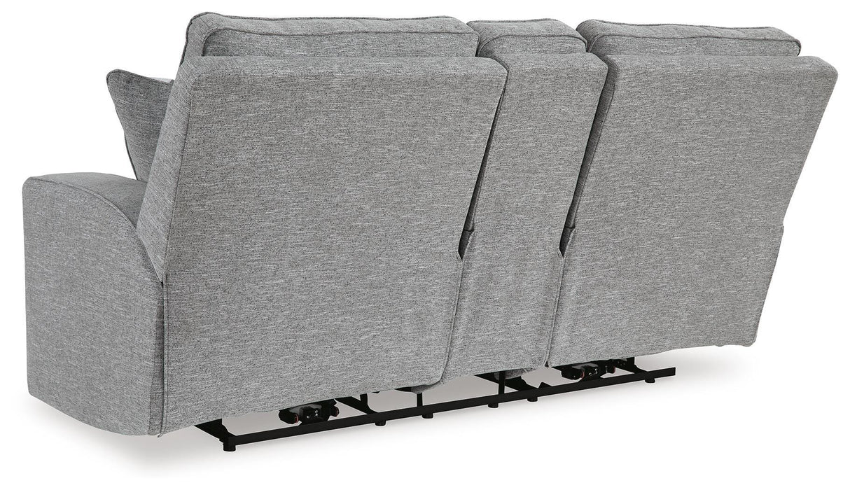 Biscoe Power Reclining Loveseat - Furniture Gallery
