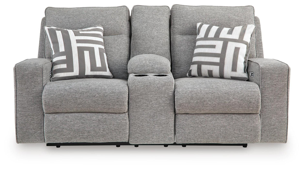Biscoe Power Reclining Loveseat - Furniture Gallery