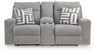 Biscoe Power Reclining Loveseat - Furniture Gallery