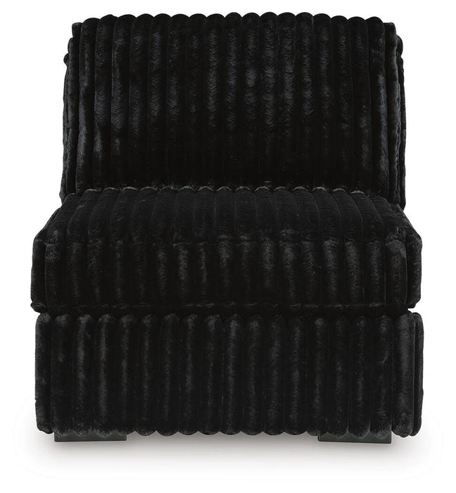 Midnight-Madness Sectional with Chaise