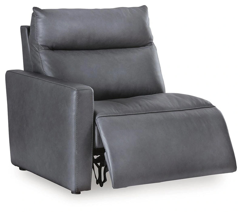 ModZ Power Reclining Sectional Loveseat with Audio Console