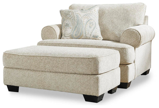 Monaghan Oversized Chair and Ottoman - Furniture Gallery