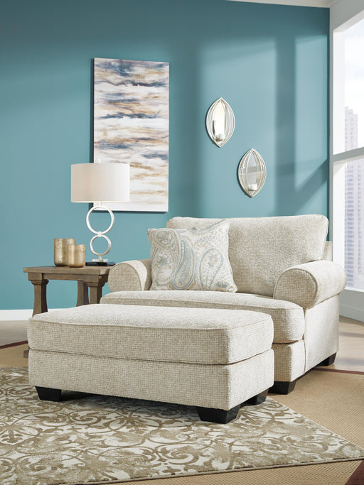 Monaghan Oversized Chair and Ottoman - Furniture Gallery