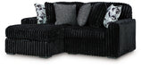 Midnight-Madness Sectional with Chaise - Furniture Gallery