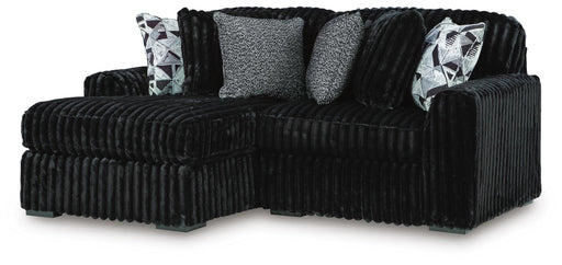 Midnight-Madness Sectional with Chaise - Furniture Gallery