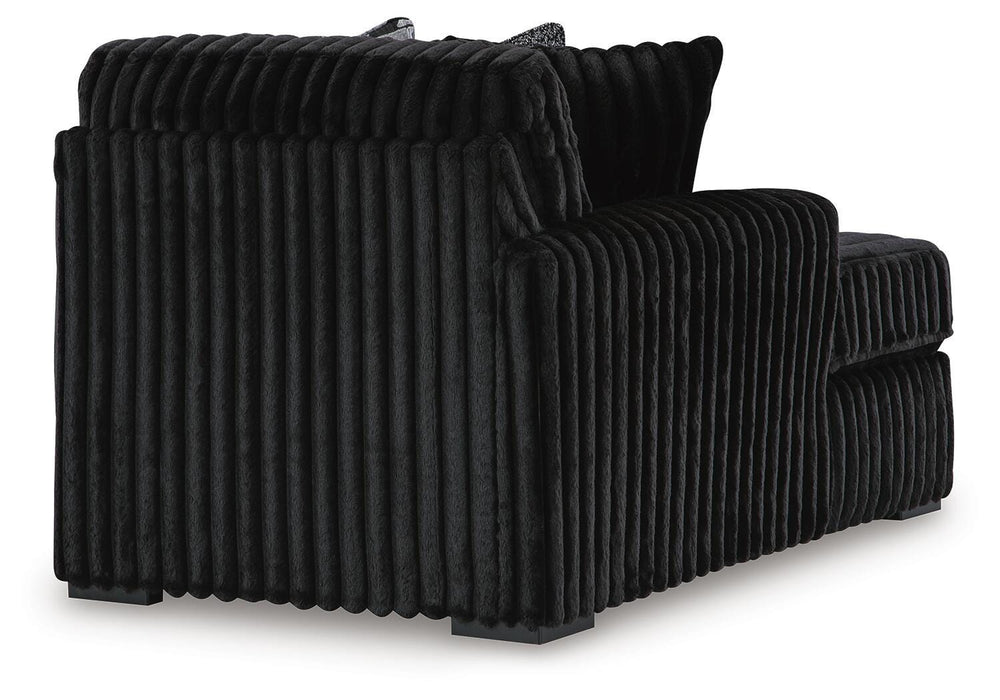 Midnight-Madness Sectional Sofa with Chaise - Furniture Gallery