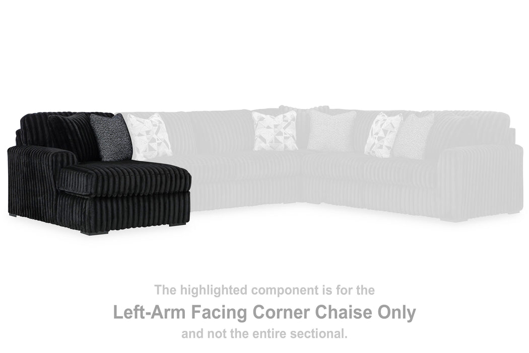Midnight-Madness Super Chaise - Furniture Gallery