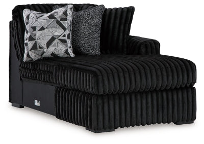 Midnight-Madness Sectional with Chaise - Furniture Gallery