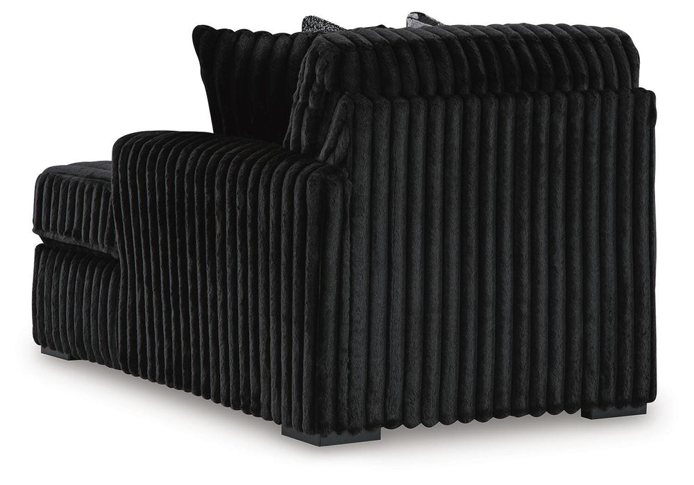 Midnight-Madness Sectional Sofa with Chaise - Furniture Gallery