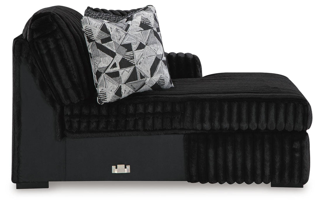 Midnight-Madness Super Chaise - Furniture Gallery
