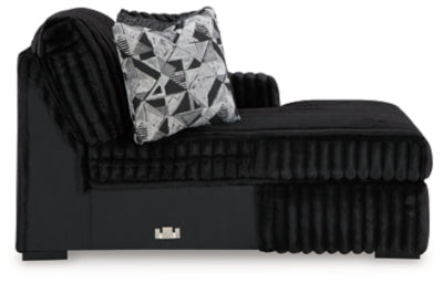Midnight-Madness Sectional with Chaise - Furniture Gallery