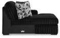 Midnight-Madness Sectional Sofa with Chaise - Furniture Gallery