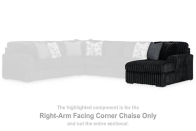 Midnight-Madness Sectional with Chaise - Furniture Gallery