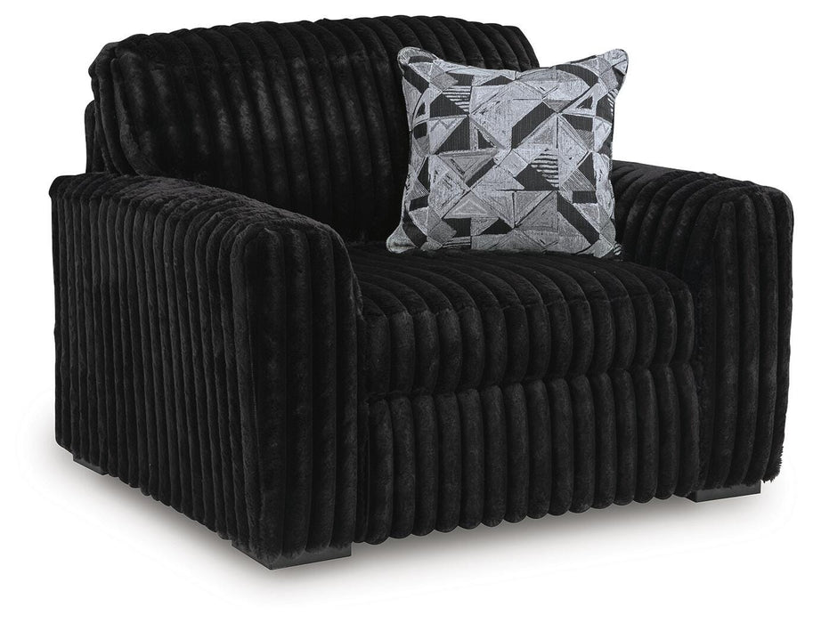 Midnight-Madness Oversized Chair - Furniture Gallery