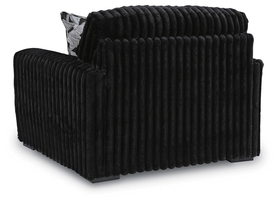Midnight-Madness Oversized Chair - Furniture Gallery